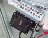 Sistema eletrostático Spectrum - caixa de controle