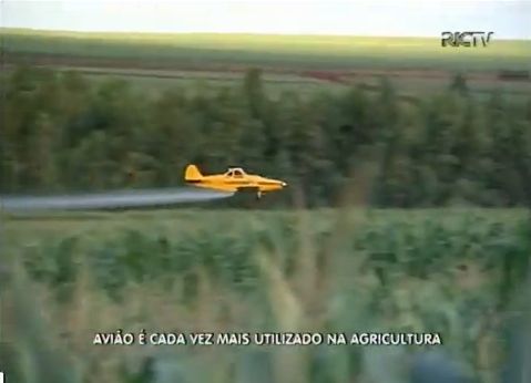 Matéria da TV Record: Avião na Agricultura